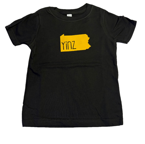 Inclined Designs Burgh Bits: Yinz Pittsburgh Toddler Tee 