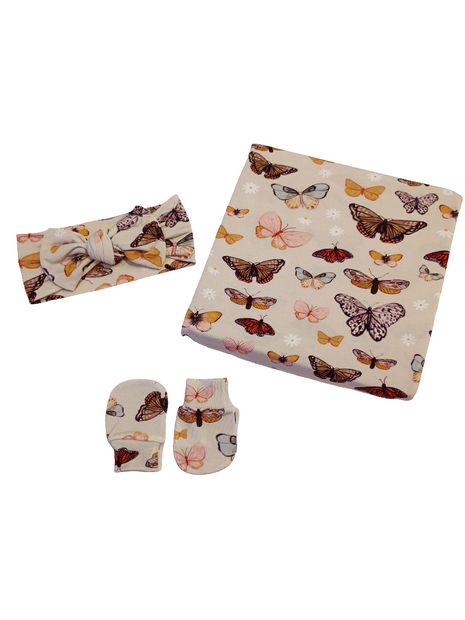 Lou Lou & Company Amelia Newborn Headband Bundle - Butterflies