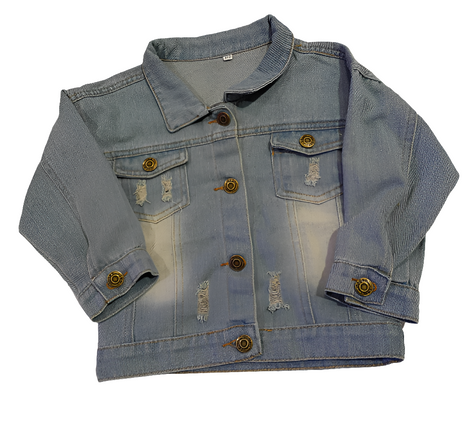 Distressed Denim Jacket