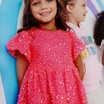 Margot Sequin Velour Dress