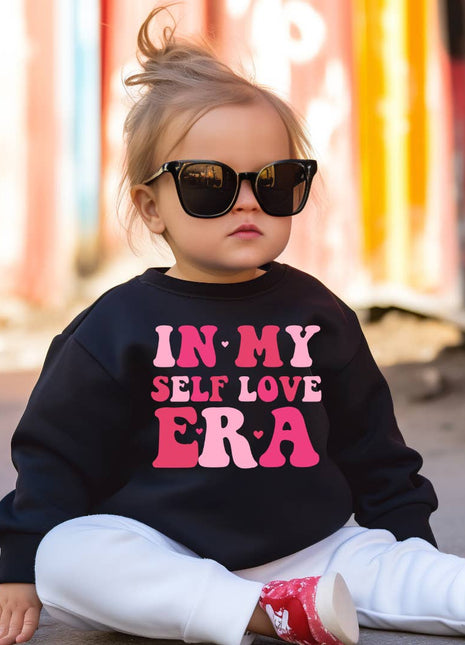 The Countryside Cottage In My Self Love Kids Valentines Day Sweatshirt