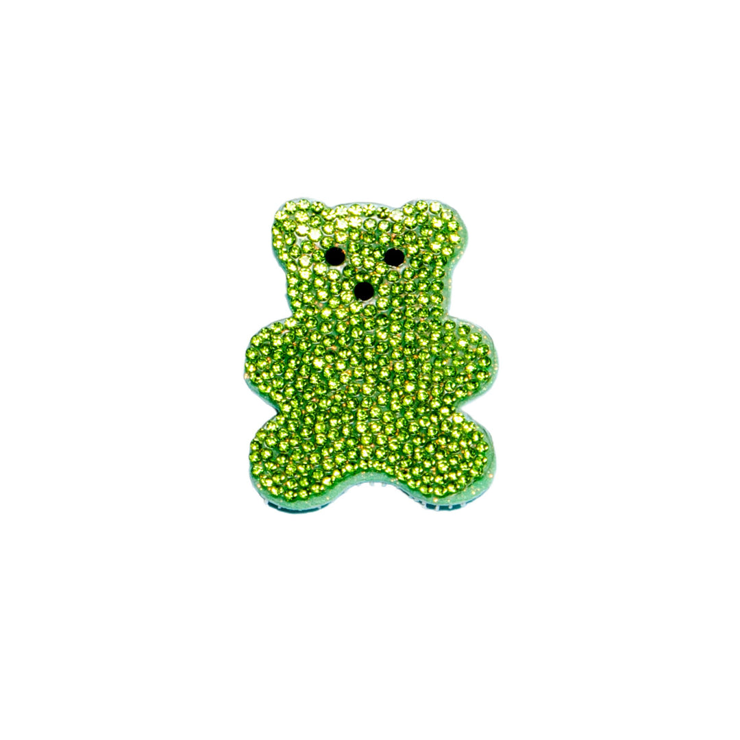 Becco Bears Gummy Bear Rhinestone Patch (Green)