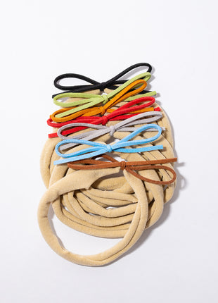 Earthtone Nylon Headband Set