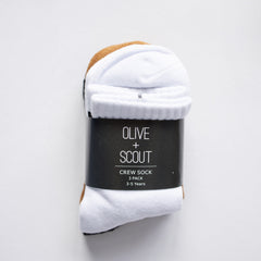 Olive and Scout Crew Socks 3-Pack in package
