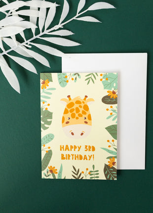 Happy 3rd Birthday Card