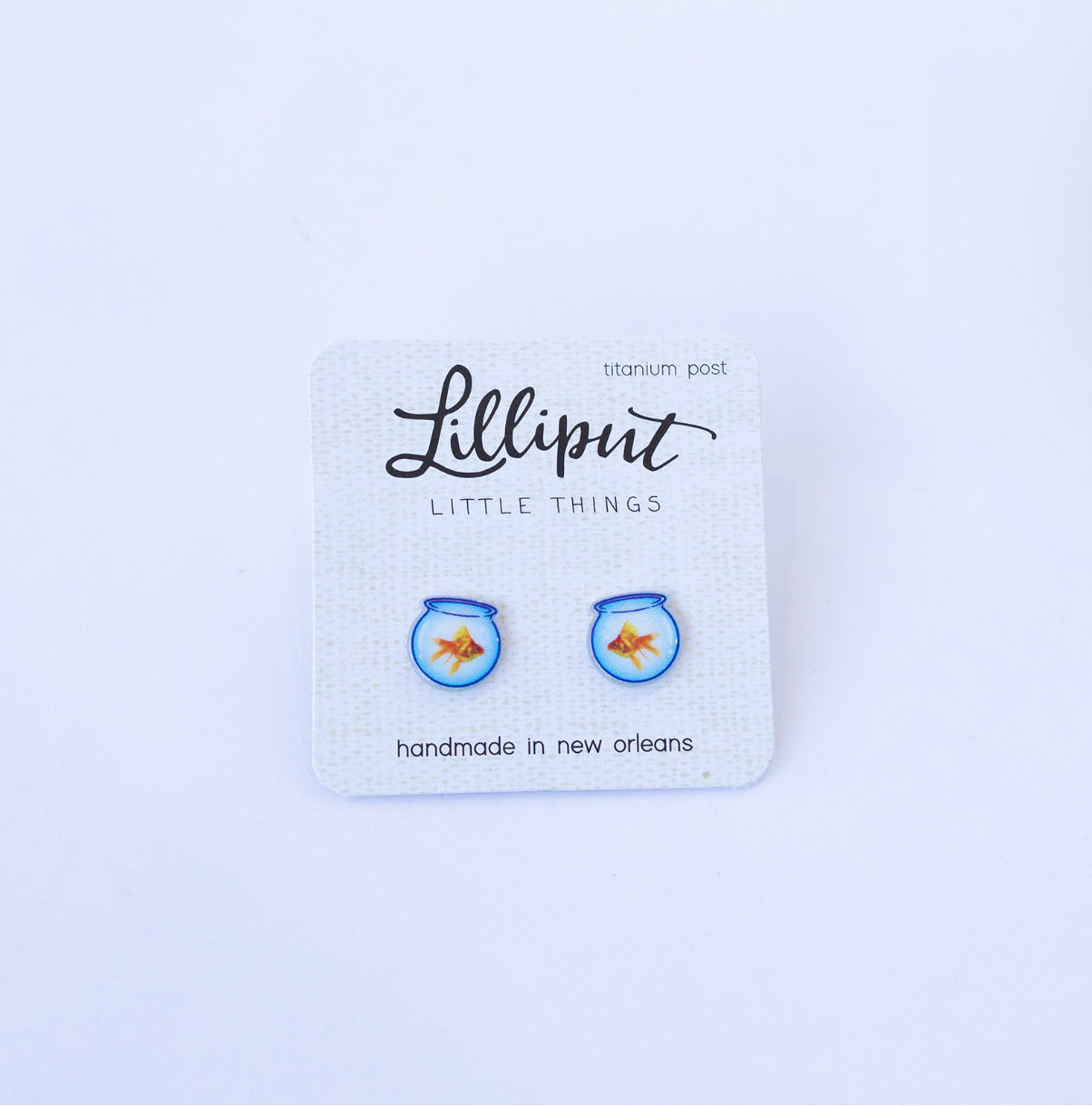 Lilliput Little Things Fishbowl Earrings 