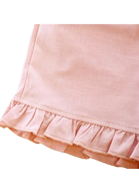 Ruffle Hem Shorts