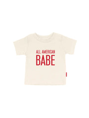 97 Design Co. All American Babe - Kids T-Shirt, 4th of July, Olympics Tee