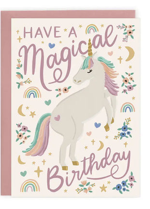 Unicorn Birthday Card