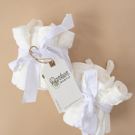 Parker Baby Muslin Cotton Washcloths