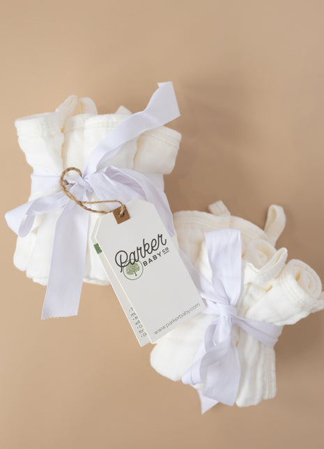 Parker Baby Muslin Cotton Washcloths