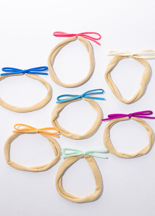 Jeweltone Nylon Headband Set