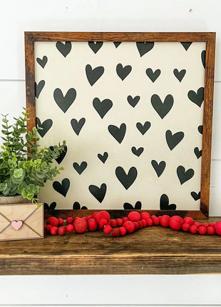 Black Hearts Sign