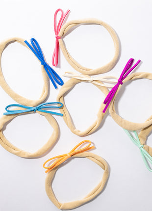 Jeweltone Nylon Headband Set