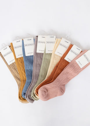 Cable Knit Knee High Socks