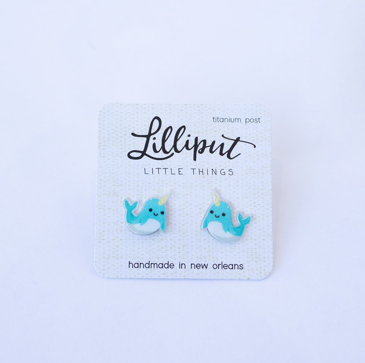 Lilliput Little Things Narwhal Earrings