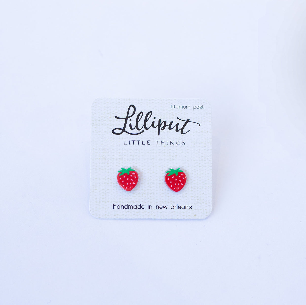 Lilliput Little Things Strawberry Earrings