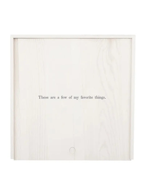 Favorite Things Keepsake Box