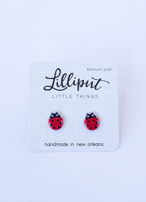 Lilliput Little Things Ladybug Earrings