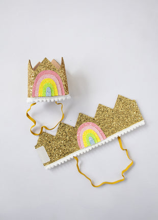 Rainbow Crown Headband