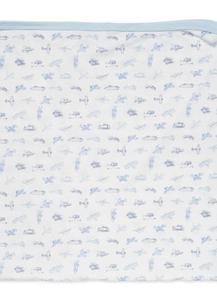 Magnetic Me airplanes modal baby blanket
