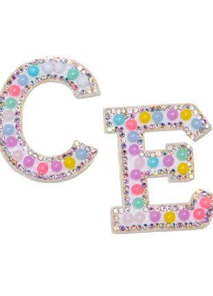 Becco Bags Pastel Pearl Letter Patches