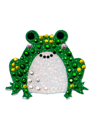 Becco Bags Ribbit! Frog Rhinestone Patch