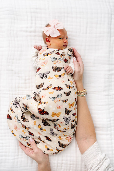 Model Wearing Lou Lou & Company Amelia Sleep Sack