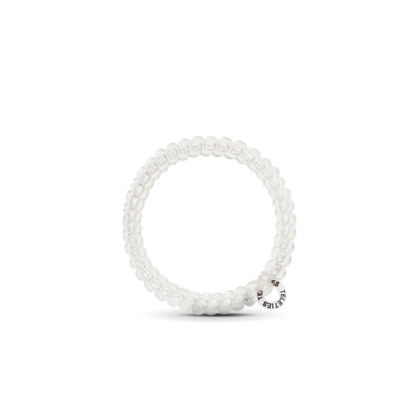 Teleties Spiral Hair Coils | Small | Crystal Clear Hair Ties