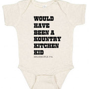 Paper Cow LLC Kountry Kitchen Graphic Cotton Baby Bodysuit 