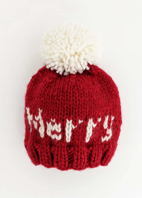Huggalugs Merry Knit Pom Hat