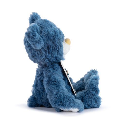 Demdaco Big Brother Navy Bear - 8in Side