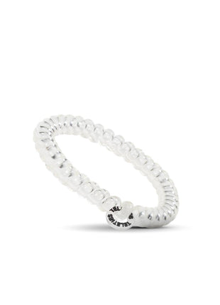 Teleties Spiral Hair Coils | Small | Crystal Clear Hair Ties