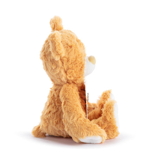 Demdaco Happy Birthday Orange Bear - 8in Side