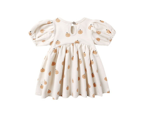 Quincy Mae Darla Dress || Smiley Pumpkins Back