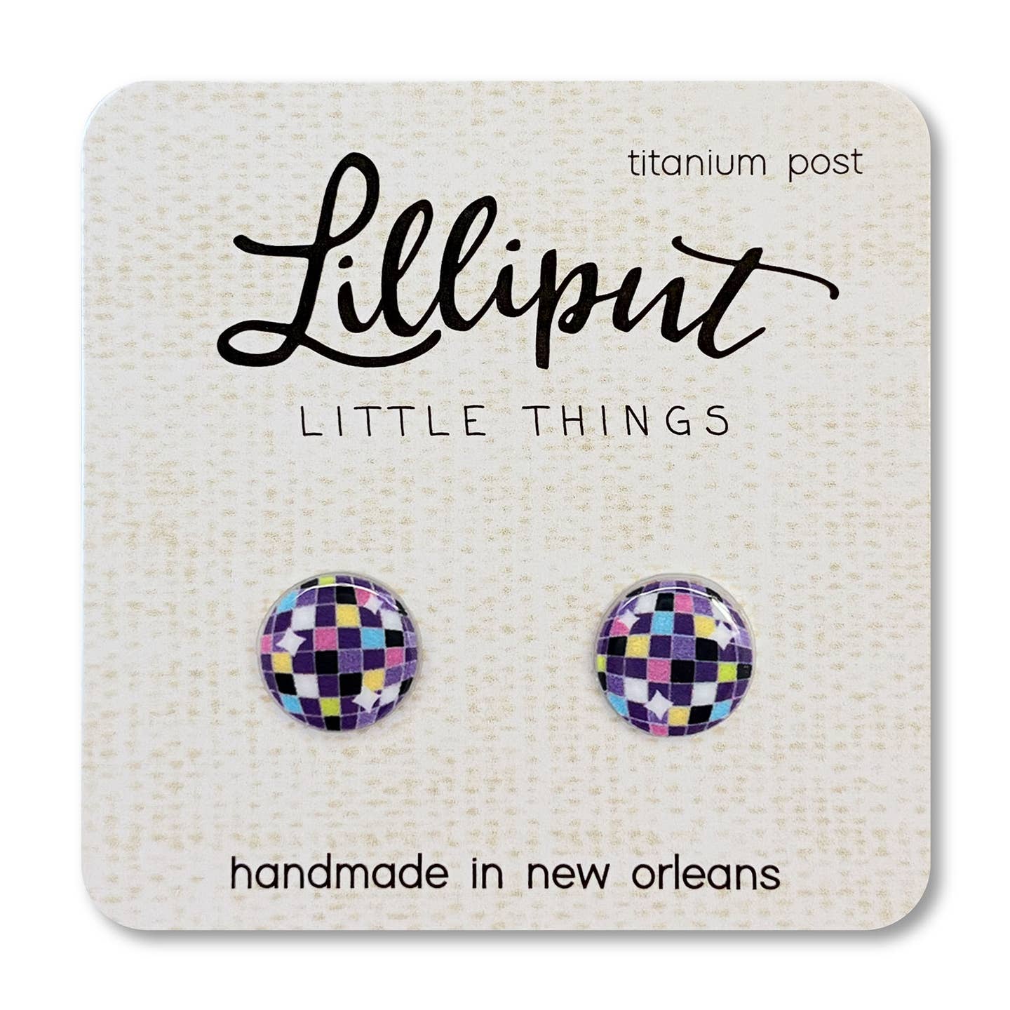 Lilliput Little Things Disco Ball Earrings