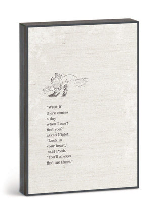 Look in Your Heart Wall Art - 12x8