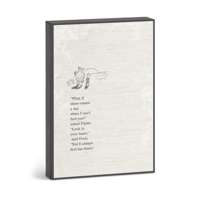 Look in Your Heart Wall Art - 12x8