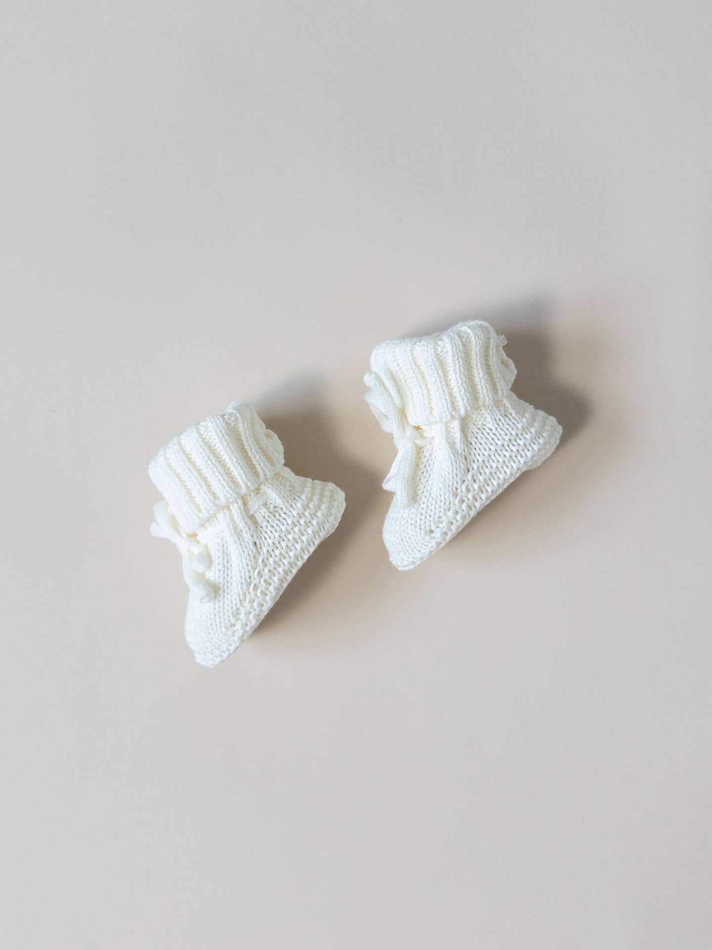 Pine Kids Knit Booties - Cloud