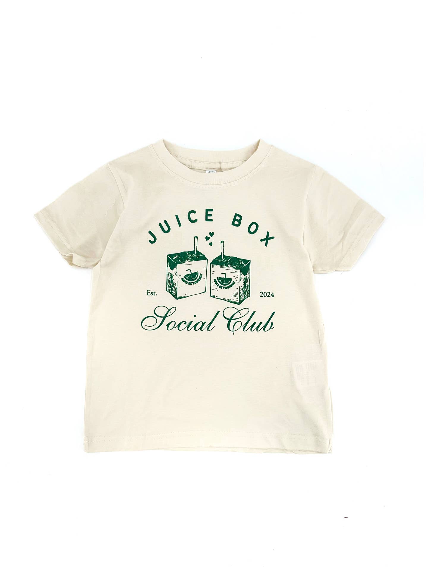 The Wishing Elephant Unisex Juice Box Social Club Tee Shirt For Kids, Tshirt