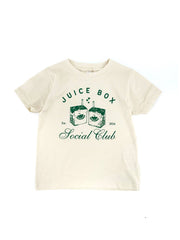 The Wishing Elephant Unisex Juice Box Social Club Tee Shirt For Kids, Tshirt