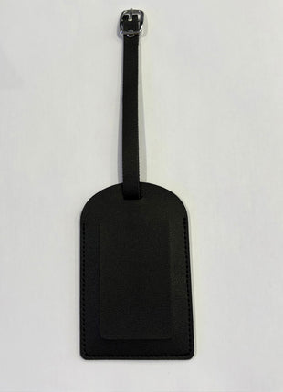 Love And Repeat Classic Solid Color Luggage Tag - Black