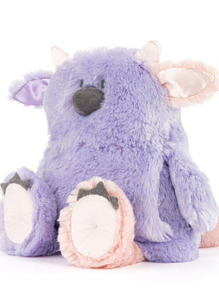 Demdaco Calming Cuddlers Purple Monster Stuffed Animal 10"