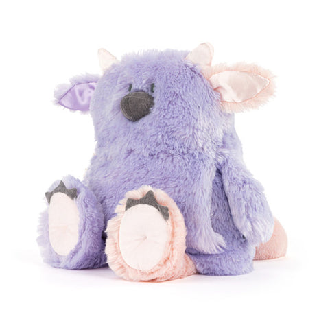 Demdaco Calming Cuddlers Purple Monster Stuffed Animal 10"