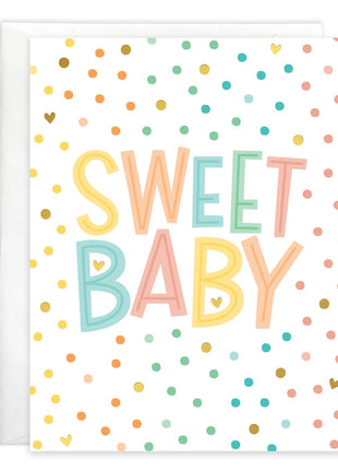 Gina B Designs Baby Greeting Card - Sweet Baby Dots