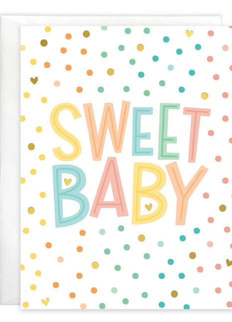 Gina B Designs Baby Greeting Card - Sweet Baby Dots