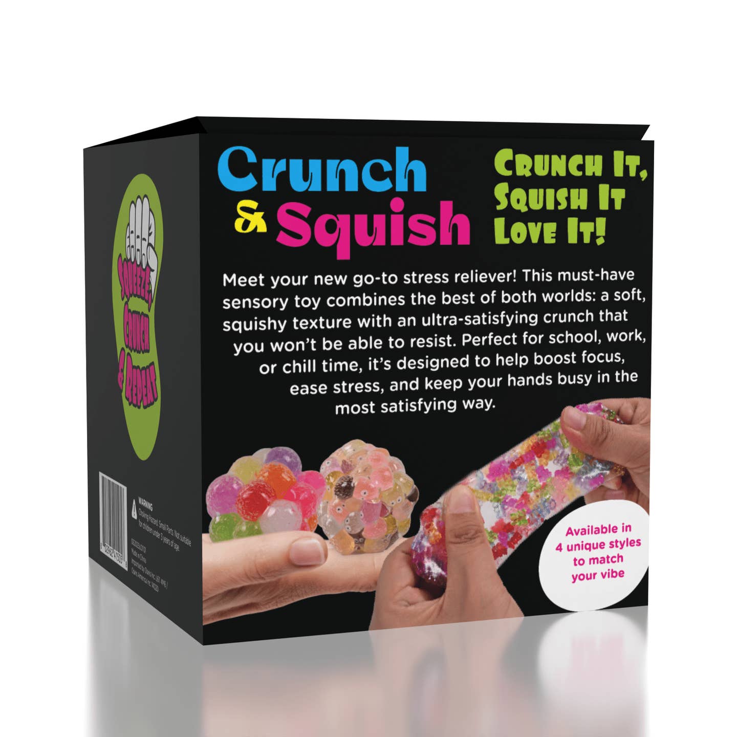 Showcase Squishy Stress Ball Fidget Toy (1pc) Color Ships Assorted