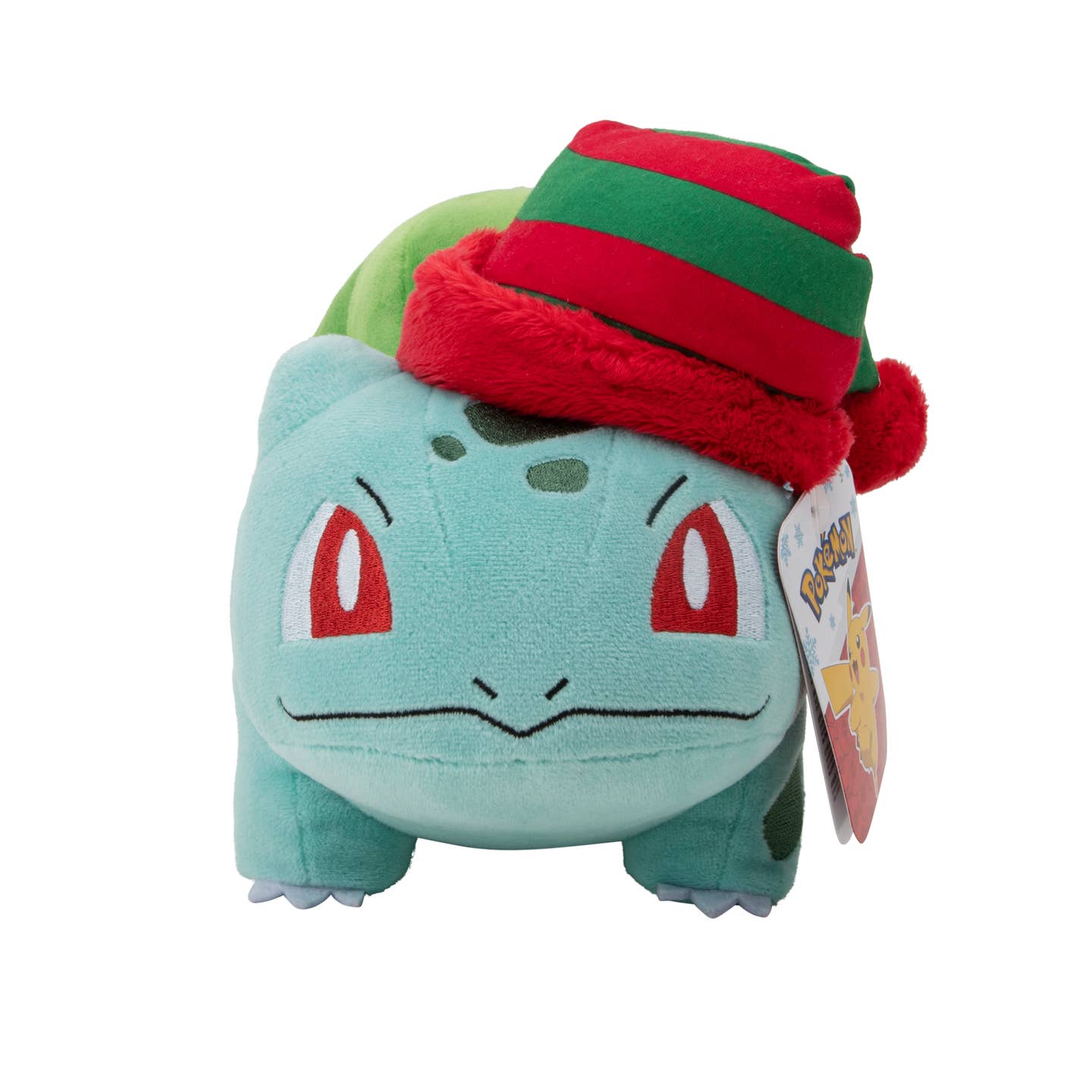 License 2 Play Toys Pokemon 8in Holiday Plush Assortment in 6pc Display - Bulbasaur 