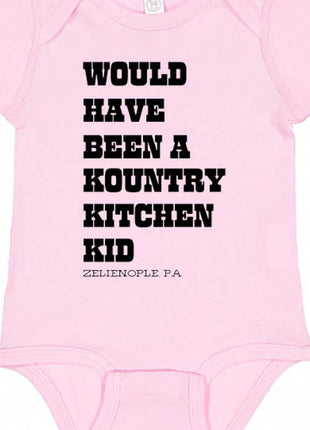 Paper Cow LLC Kountry Kitchen Graphic Cotton Baby Bodysuit 