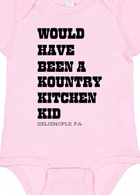Paper Cow LLC Kountry Kitchen Graphic Cotton Baby Bodysuit 